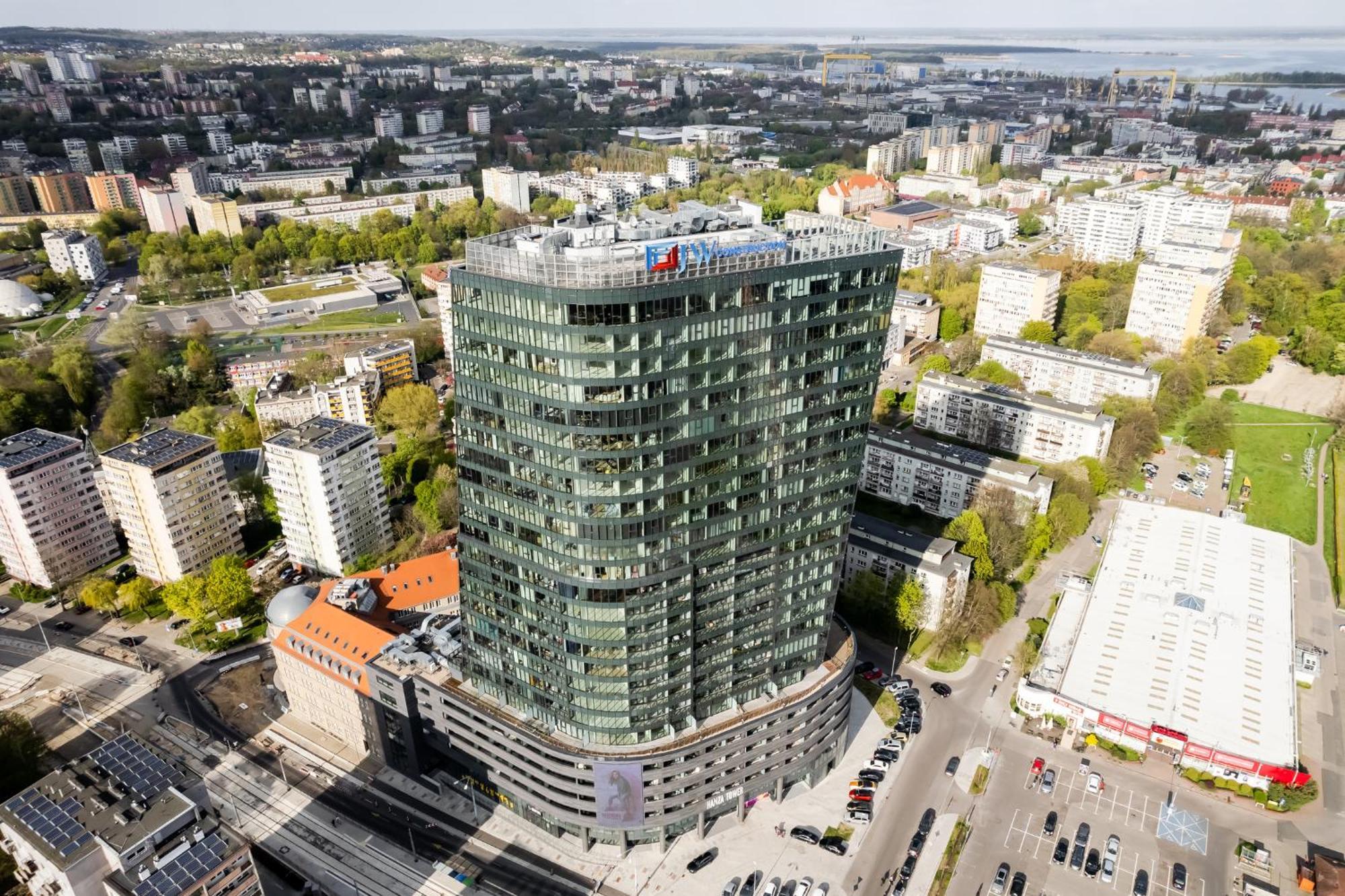 Hanza Tower Apartment No 628 - 6Th Floor, Balcony, Swimming Pool Щецин Экстерьер фото